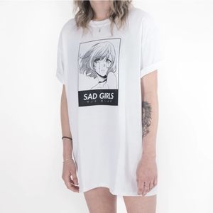 Animebae Sad Girls tee